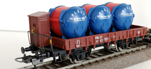 Lima 2819 wagon plat - wagon, fs