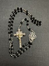 chapelet ancien  argent massif