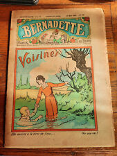 Revues hebdomadaires Bernadette année 1930 en l'état peu courant
