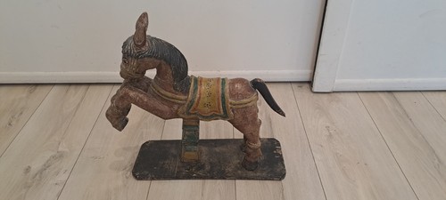Ancien polychrome statuette - ancien,