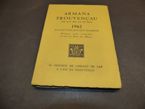 Armana prouvençau 1962 - prouvenÇau, per