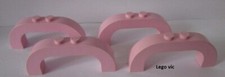 Lego 6183 x4 Belville Arch 1x6x2 Pink Arche Arrondi Rose 5876 5875 MOC -B29