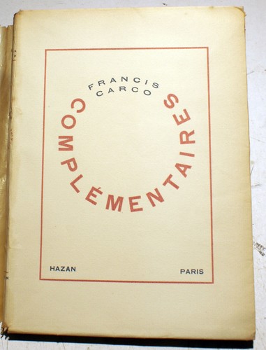 CARCO/COMPLEMENTAIRES/ED