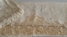 Ancien Jeu De Draps En Fil