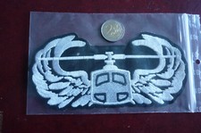 ECUSSON AVIATION / HELICOPTERE DE COMBAT   * 17 CM X 8 CM *