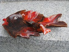 BEURRIER AVEC COUTEAU FAÏENCE DECORE 21,5 cm