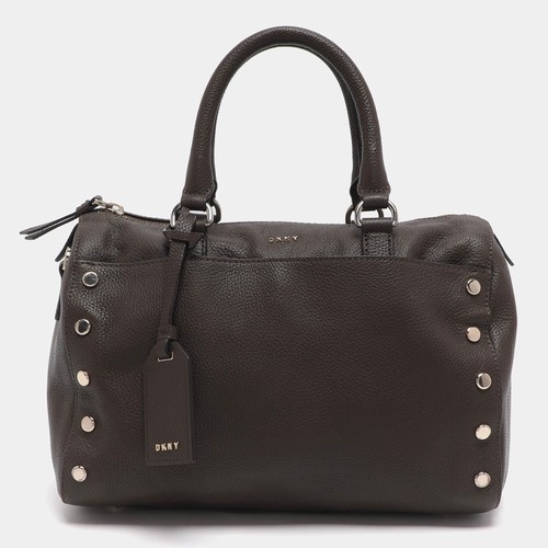 Sac boston cuir gris - boston, en