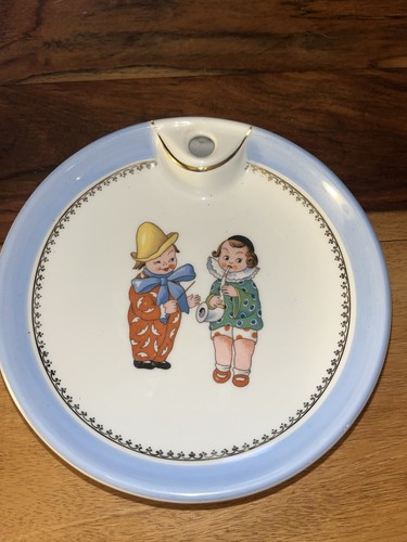 Ancienne assiette bouillie - ancienne, à