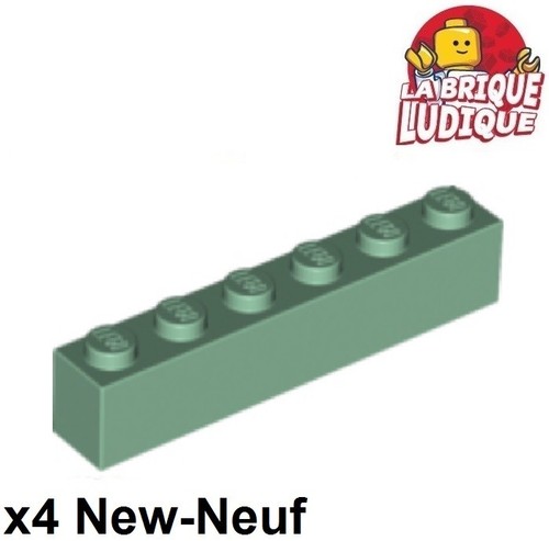 Lego brique brick 1x6 6x1 - brique,