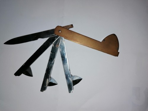 Couteau flamme laiton - , 4