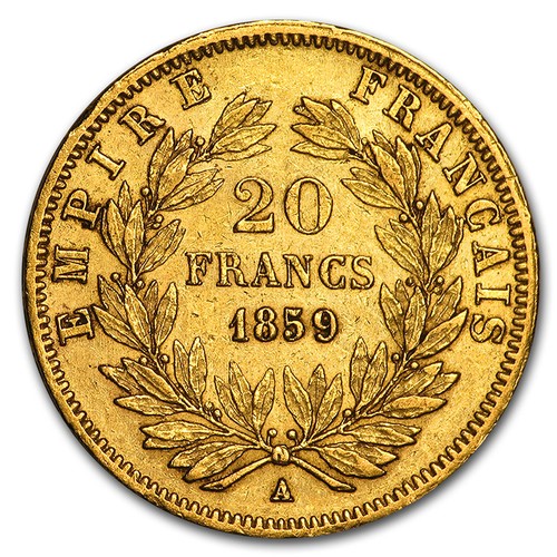 1852 1870 france - france, gold