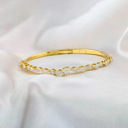 Bracelet diamant poire naturel - bracelet,