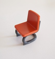 PLAYMOBIL (R424) ECOLE - Chaise Orange Bureau Professeur Maitre Ecole 4324