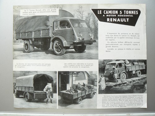 Prospectus camion renault - camion,