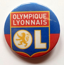 BADGES EPINGLES PINS BUTTON BADGE PINS DE L'EQUIPE DE L'OLYMPIQUE LYONNAIS