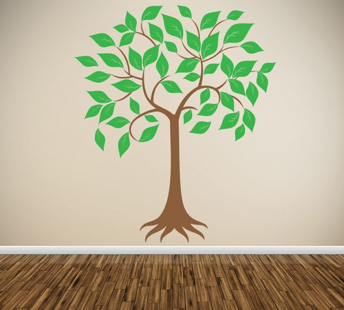 Wall art tree two color - wall,