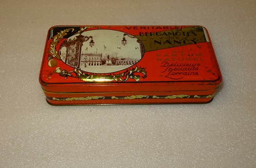 Ancienne boite bergamotes en - boite,