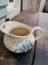 Broc De Toilette Gien Fleurs Variées Medaille D Or Très Rare