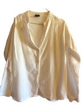 JALLA chemise blanche loose gaz de coton  taille M ou 38
