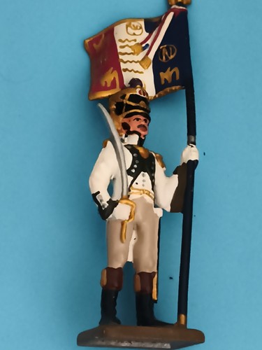 Figurine soldat empire - , drapeau