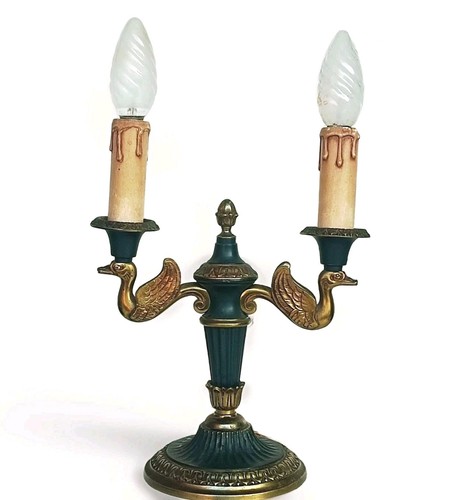 Magnifique lampe bronze - en,