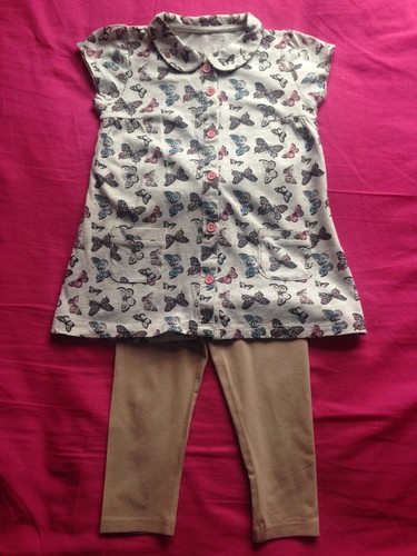 Tenue fille robe legging - tenue,