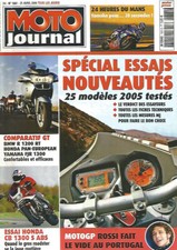 MOTO JOURNAL N°1661 NOUVEAUTES 2005 / BMW R1200 RT / YAM FJR 1300 / CB 1300S ABS