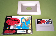 Super Nintendo Tintin Au Tibet [PAL FAH] Original En Boîte Sans Notice SNES *JRF