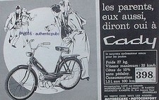 PUBLICITE CADY CYCLOMOTEUR