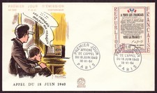 France , FDC, Enveloppe du 18