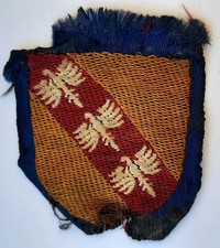 Insigne tissu ancien SCOUTS DE FRANCE LORRAINE 1949 Scoutisme ORIGINAL patch 