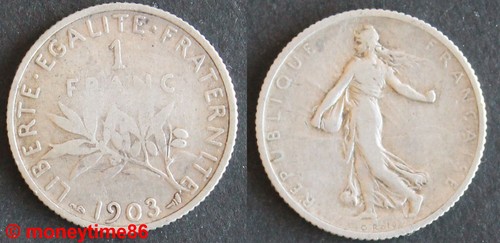 France franc semeuse 1903 - !,