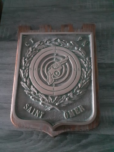 Grand blason bronze bois - grand,