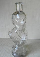 Bouteille LEGRAS Anthropomorphe Ancienne XIXe * Buste de Jules  GREVY