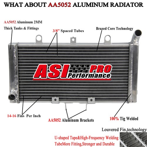 Motorcycle aluminum radiator - aluminum,