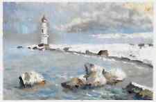  phare marin en hiver avec