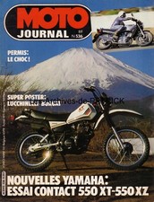 MOTO JOURNAL  536 YAMAHA XT 500 YAMAHA XT 550 ; YAMAHA XZ 550 ; PARIS DAKAR 1981