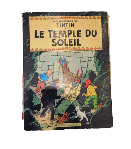 Tintin le temple du - b.d,