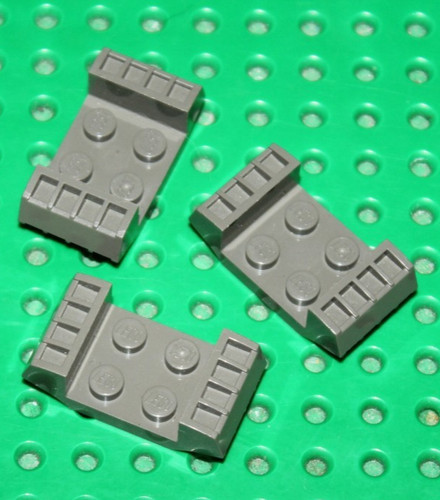 Lego dark gray plate - plate, 2x2