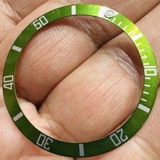 Rolex Green Kermit Insert For Submariner Model Ref 16610 LV