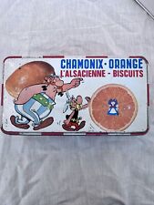 Ancienne Boite Chamonix Orange L’Alsacienne Asterix