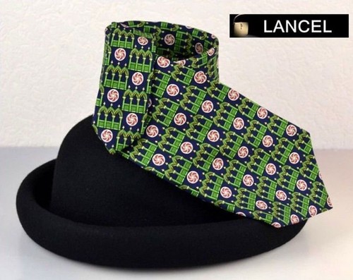 Cravate lancel 100 soie - %,