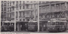 1983  --  TROLLEYBUS PLACE DORIAN A  SAINT ETIENNE   ANNEES 70   3F136