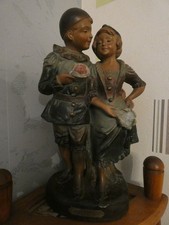 PIERROT & COLOMBINE - PLATRE