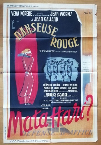 Danseuse rouge mata hari - rouge,