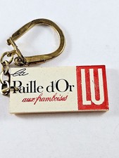 PORTE-CLES - LU PAILLE D'OR aux FRAMBOISES - Miniature Vintage 1960s -