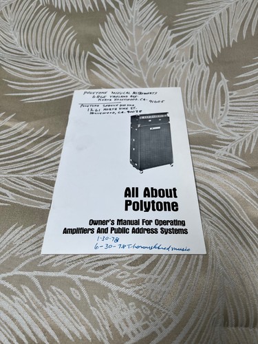 Rare vintage polytone - vintage,