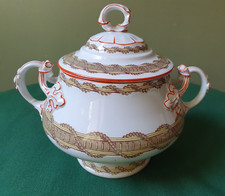 Faïence ancienne XIX ème (1840/1850) Creil et Montereau Grand sucrier