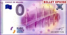 VIADUC DE MILLAU / BILLET  0 € / NULL EURO-SCHEIN / UECQ 2015-1