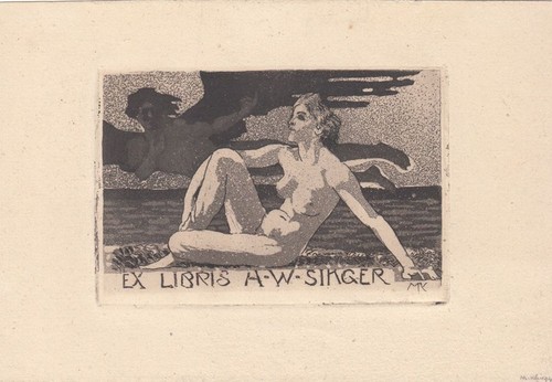 Exlibris livre art - exlibris, d'art